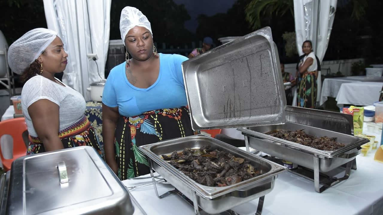 La cuisine d'antan a régalé les papilles  des personnes présentes.