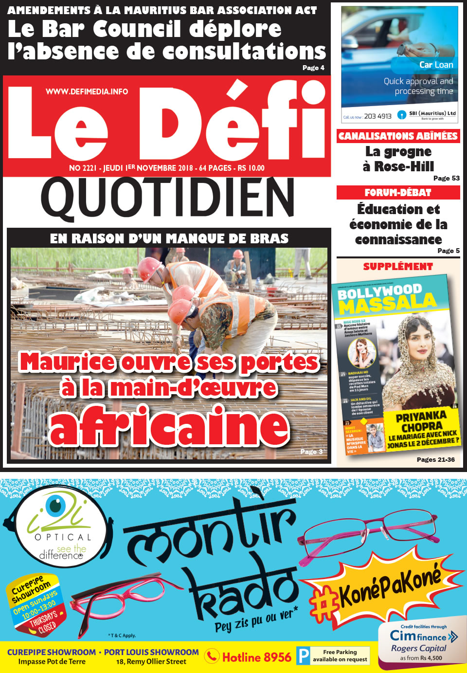 Quotidien 2221