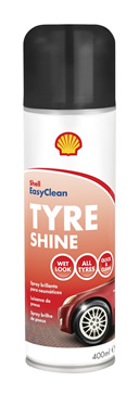 Le nouveau Shell Tyre Shine est présenté aux visiteurs.