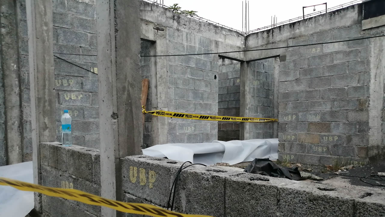 Le drame s’est joué dans leur nouvelle maison en construction. Sewduth Bundhoo (en médaillon) est en détention.