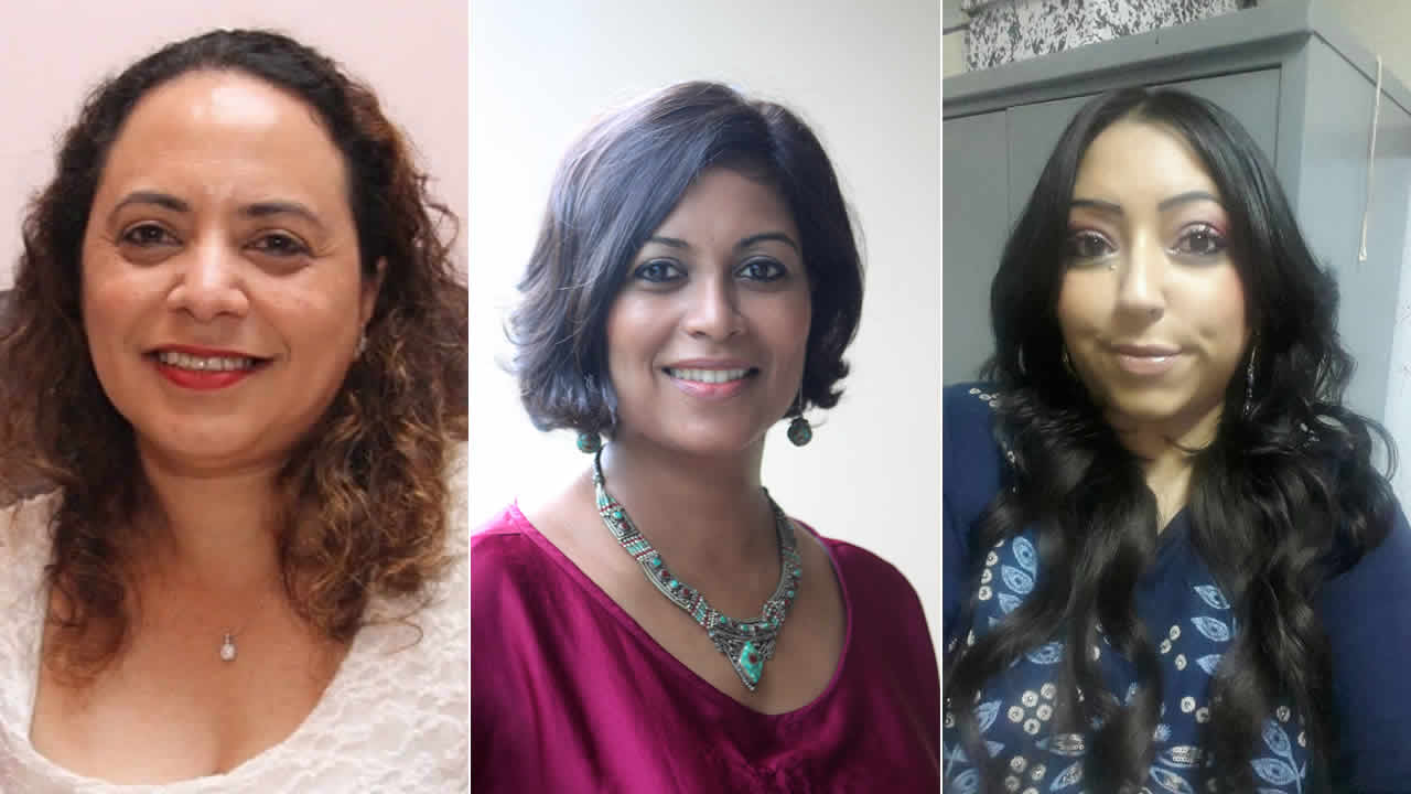 Dr Dorine Chukowry Dr Roshni Mooneeram and Dr N Taleb-Hossenkhan.