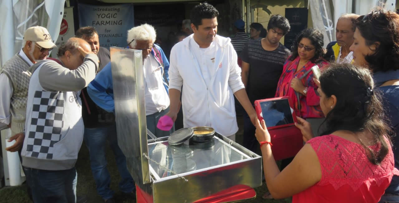 Dolar cooking demo at Gymkhana during World Environment Day.