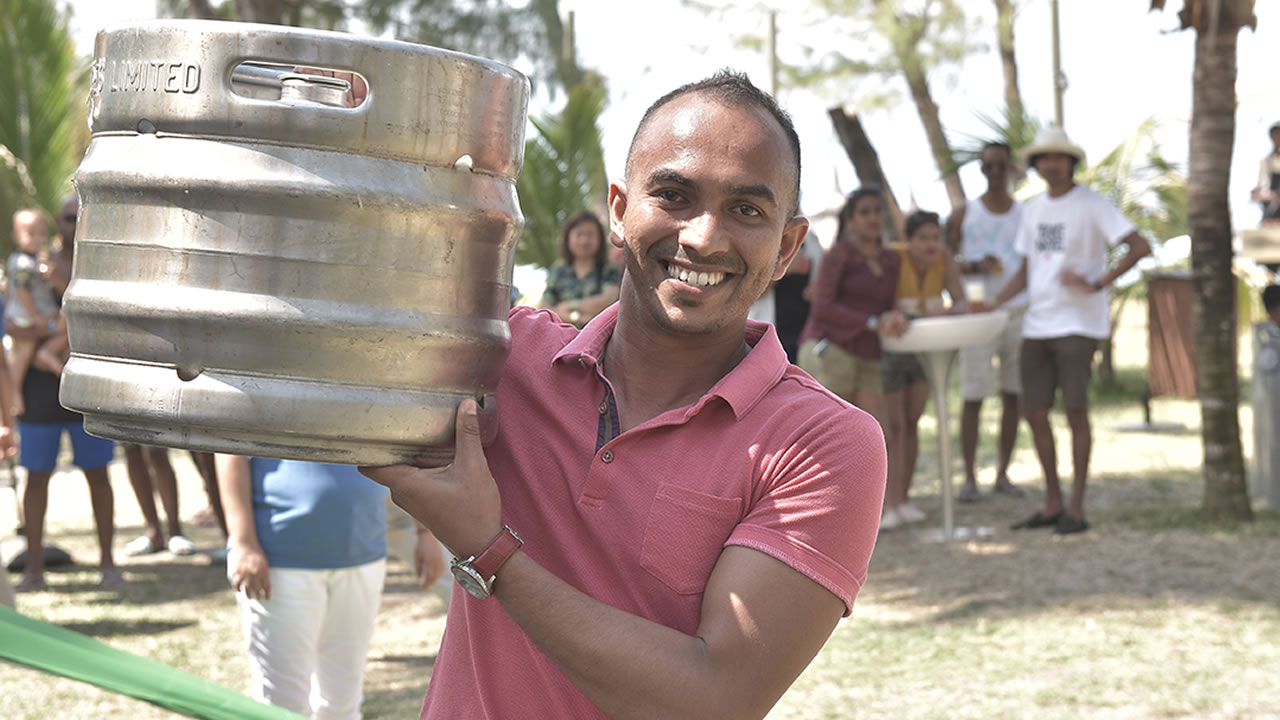 Yash Goodur, le finaliste de la compétition du Keg Rolling.