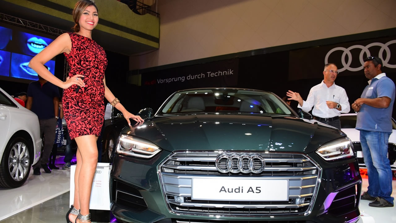 La Audi A5 remporte un franc succès au stand d’Allied Motors. 