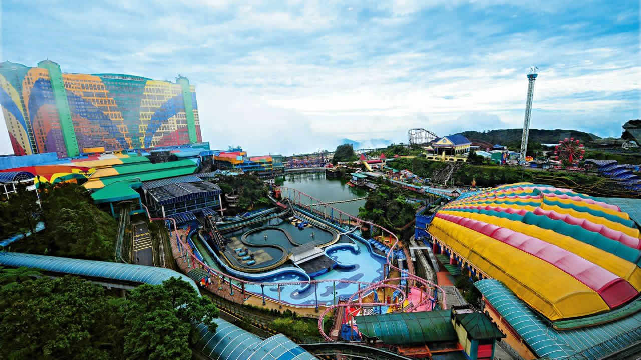 Genting Highlands, abrite le seul complexe hôtelier avec casino de la Malaisie.