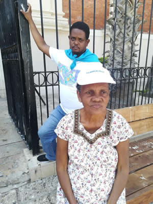 Liseby Alcindor et son fils Jacques.