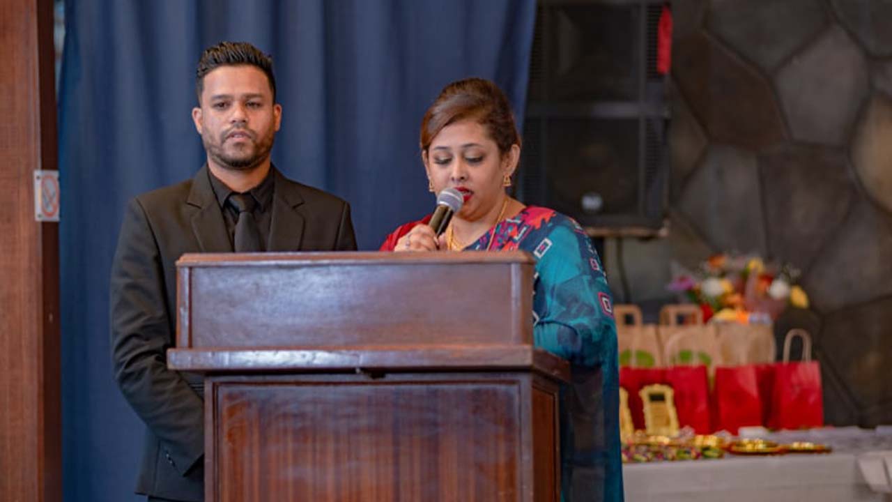 Le couple Aucharaj a organisé le concours de talent. 