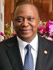 Uhuru Kenyatta, président du Kenya