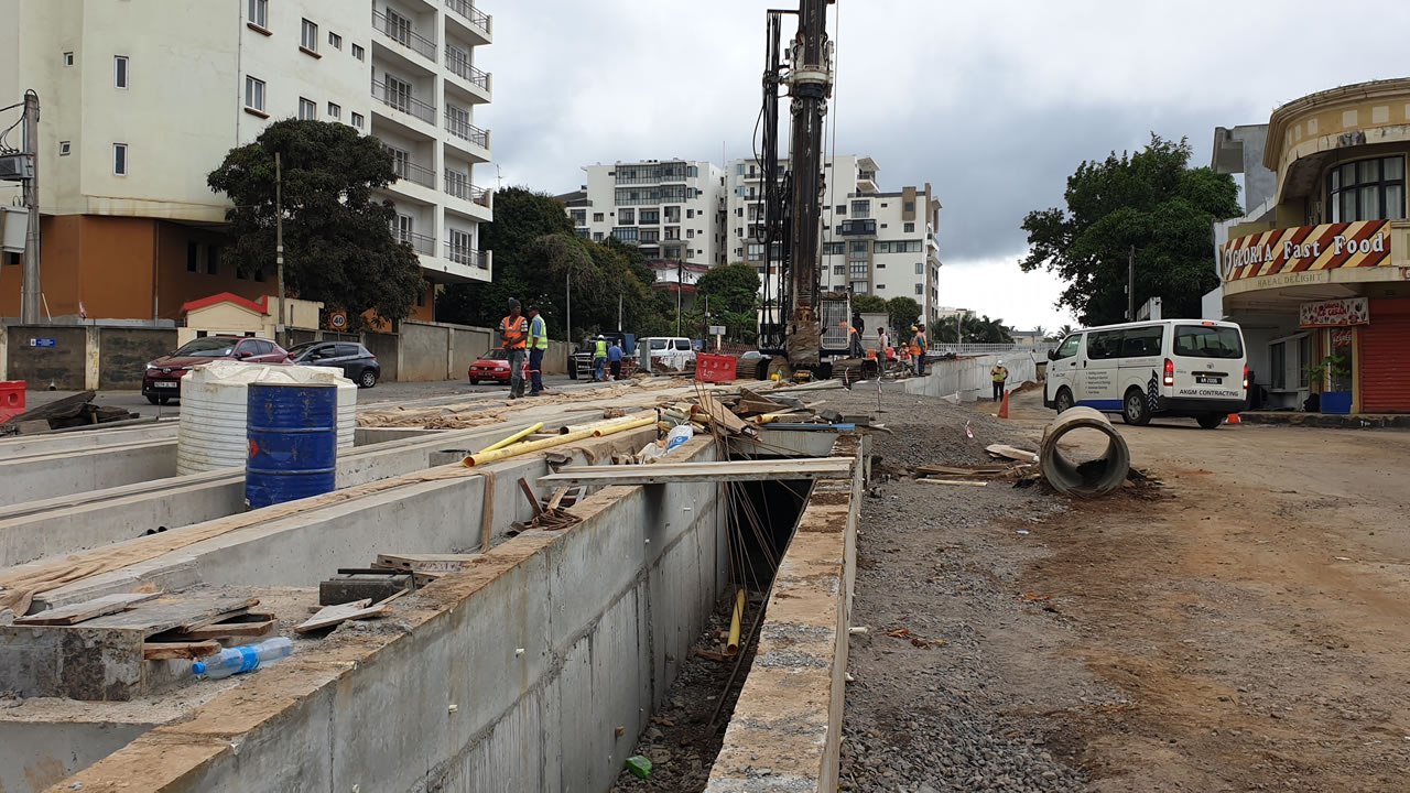 Travaux du Metro Express