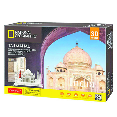 Découvrez le puzzle en  3 dimensions chez Lovista, notamment celui du Taj Mahal et plusieurs autres sites historiques du monde.