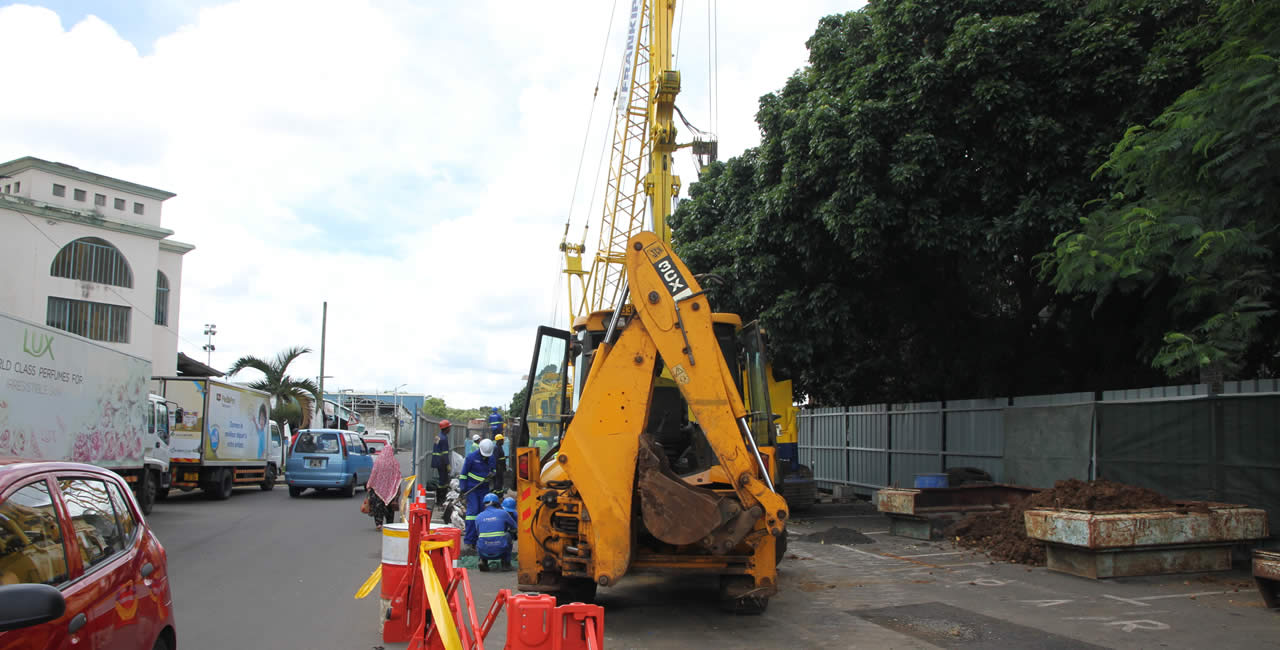 55 % des travaux de la première phase ont été complétés.