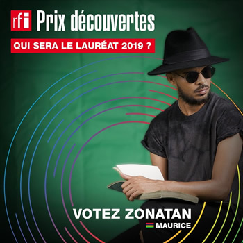 Il fait partie des 10 finalistes au Prix découvertes RFI.