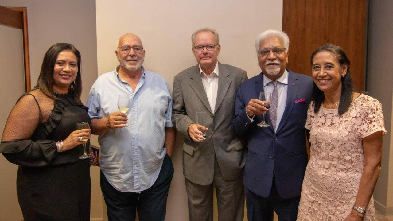 Valérie Duval de l’Estrac, Jean-Pierre Lenoir, Jean Paul Chasteau, Jean Claude de l’Estrac et Solange de l’Estrac.