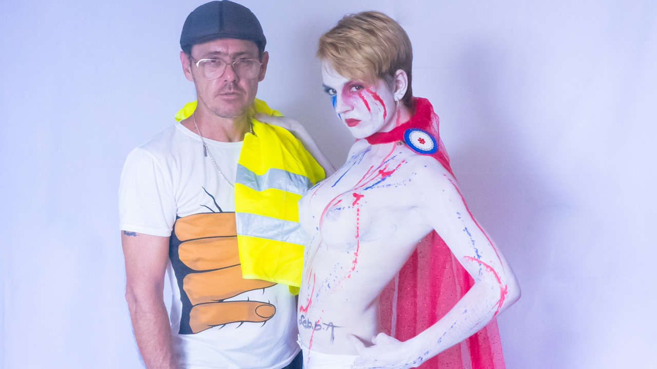 Sébastien Echappé est body paint artist depuis dix ans.