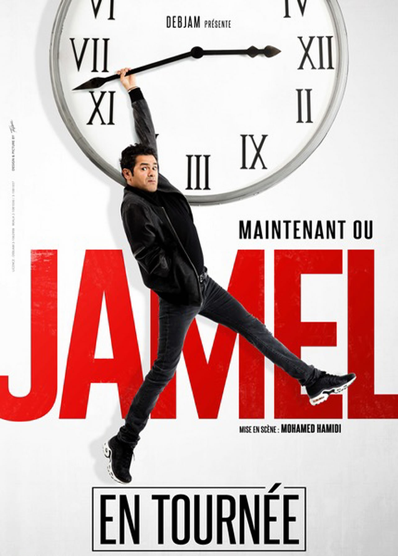 ‘Maintenant ou Jamel’, c’est maintenant ou jamais de rire un bon coup et même plusieurs ! un spectacle à vous faire tordre de rire !