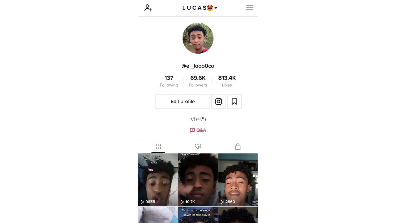 Le tiktokeur a su briser sa timidité grâce à la plateforme TikTok.