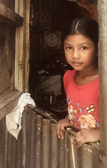 Les enfants de Parvatee gardent espoir pour un avenir meilleur. (Photo publiée avec l'accord parental)