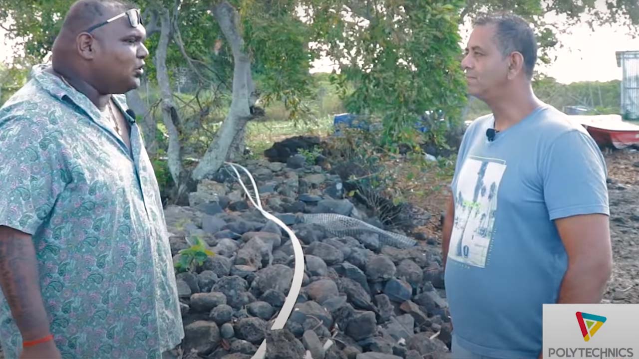 De la mer à l’assiette. Ce sont les produits frais de la ferme d’aquaculture de Khemraj Persand qui sont servis.