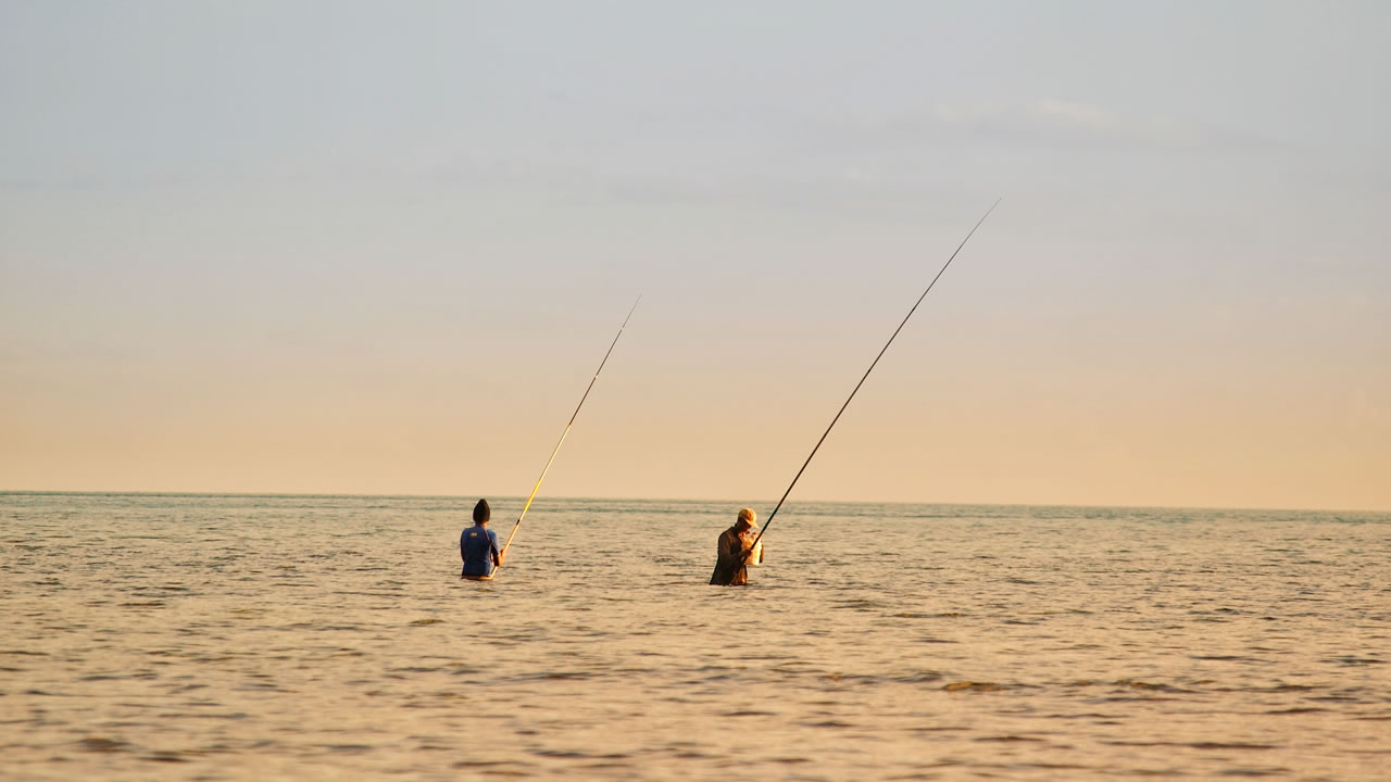 Des pêcheurs du coin.