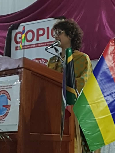 Kritilata Ram at the Gopio conference.