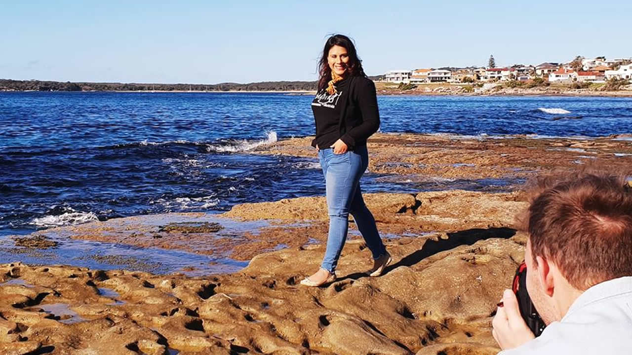 Elle s’est affichée avec un t-shirt sur lequel était inscrit Mauritius pour la séance photo de Faces of Australia.