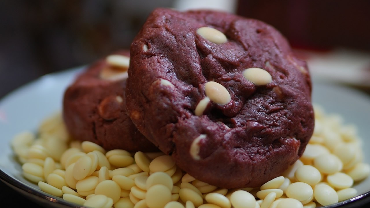 Une variété de cookies à  déguster sur le stand de Chum Cookies.