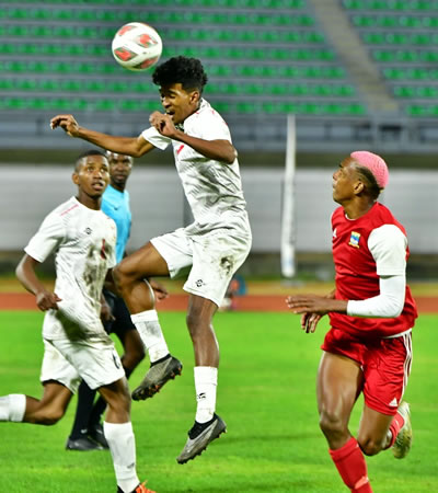 David Aristide a manqué un penalty en première période. 