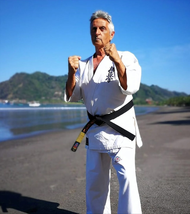 Le Shihan Antonio PINERO est ceinture noire 9ème DAN.