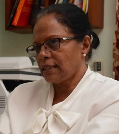 Ambal Jeanne, responsable  de SOS Femmes.