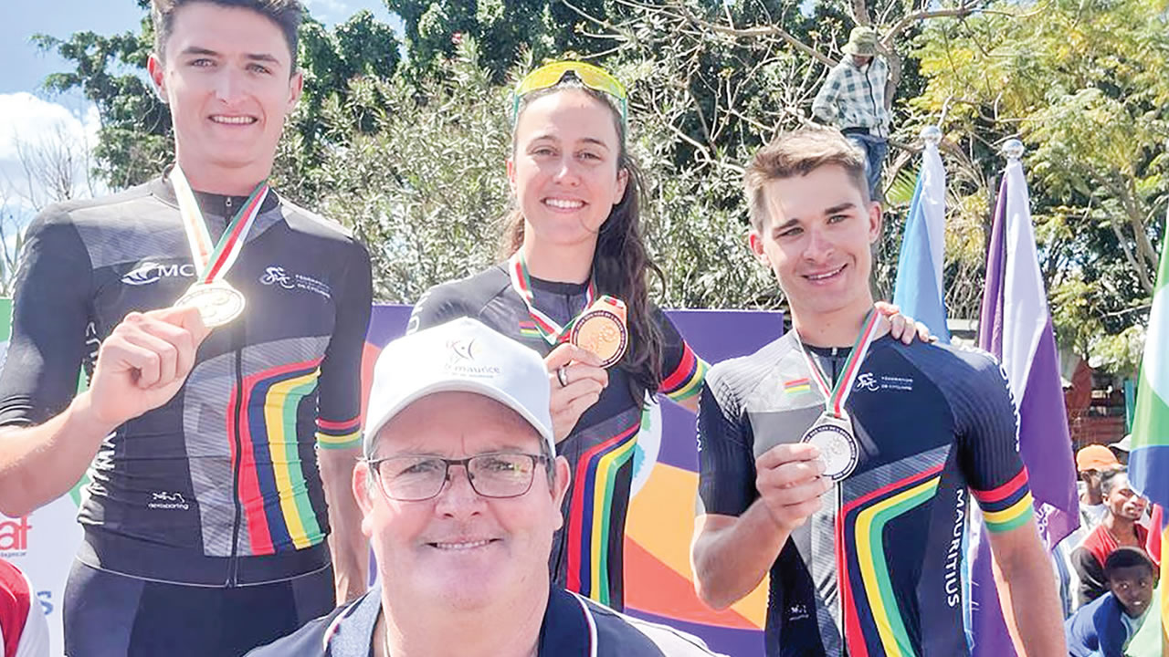 Malgré les difficultés rencontrées à Madagascar, les cyclistes ont porté haut les couleurs du pays. 