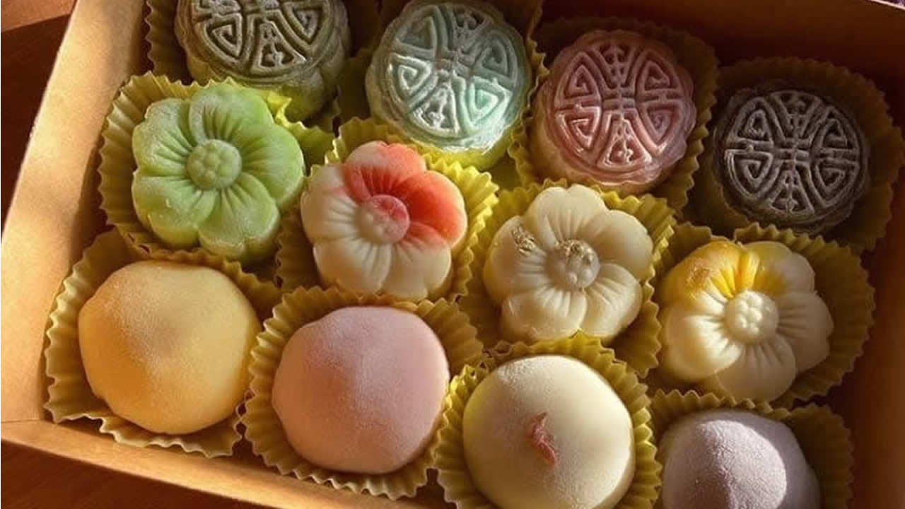 Des mochis fourrés sont proposés dans des saveurs originales.