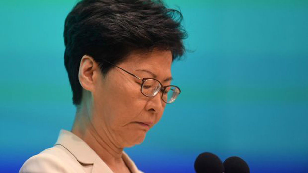 Carrie Lam, dirigeante pro-Pékin