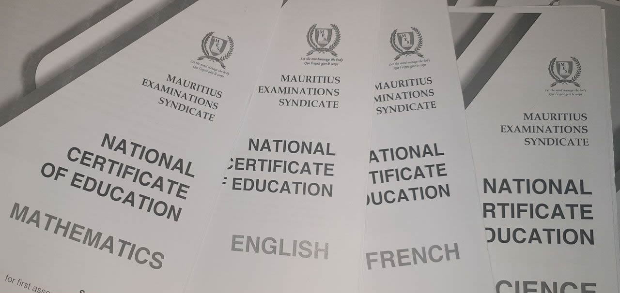 questionnaires pour les examens du NCE.