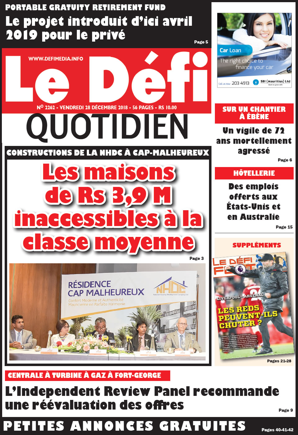 Quotidien 2262