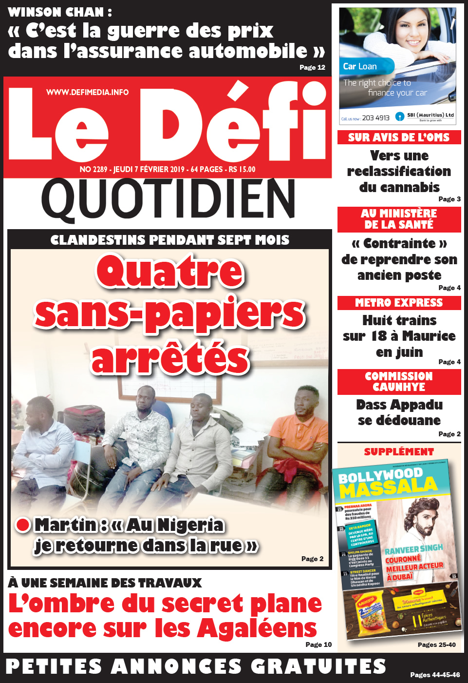 Quotidien 2289