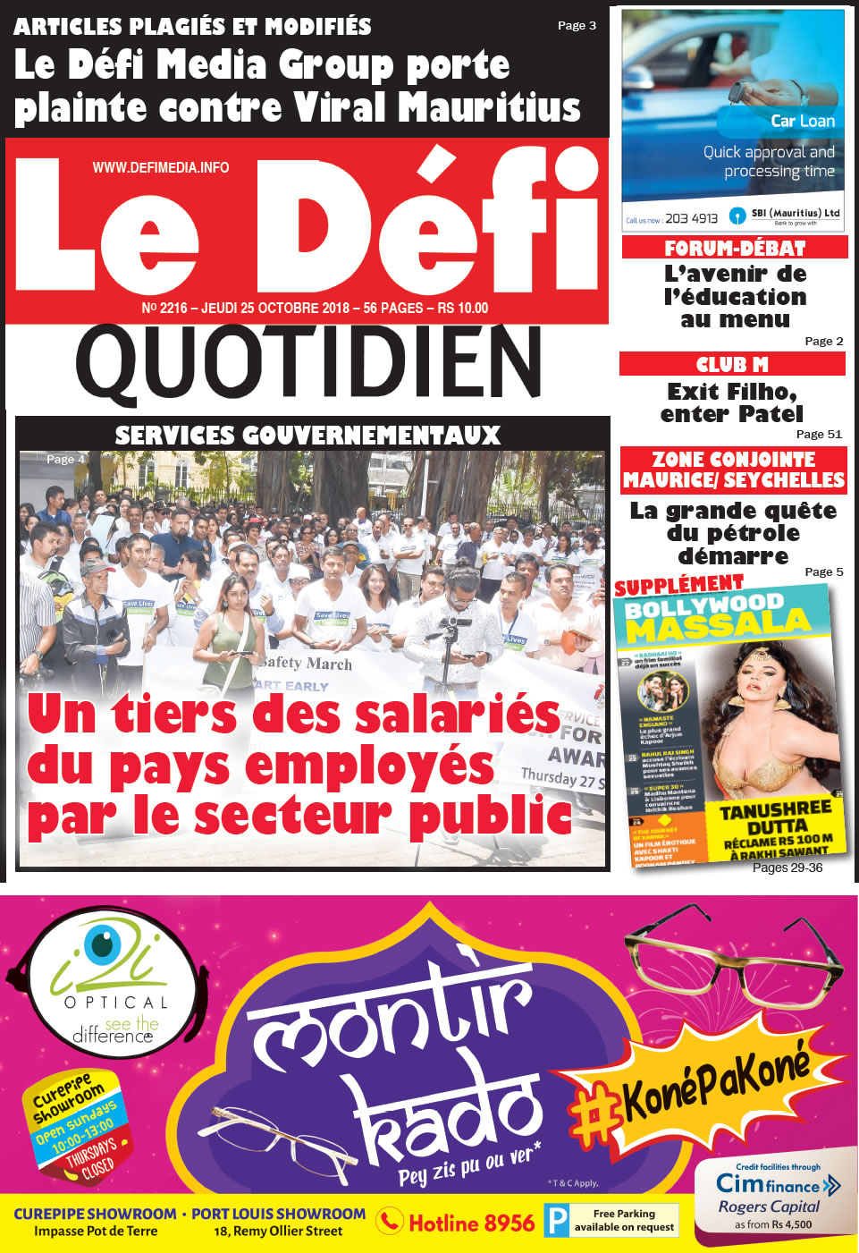 Quotidien 2216